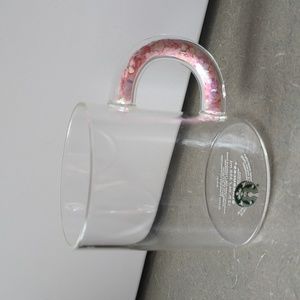 Starbucks glass heart confetti mug